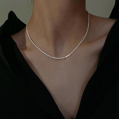 Silver Starry Light Necklace Set