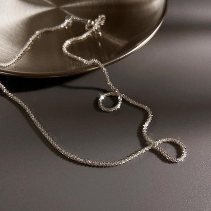 Silver Starry Light Necklace Set