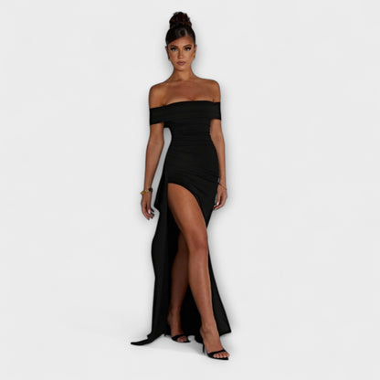 Gretchen - Sculpted Saint Maxi Dress