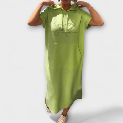 Daisy - Casual Hoodie Dress