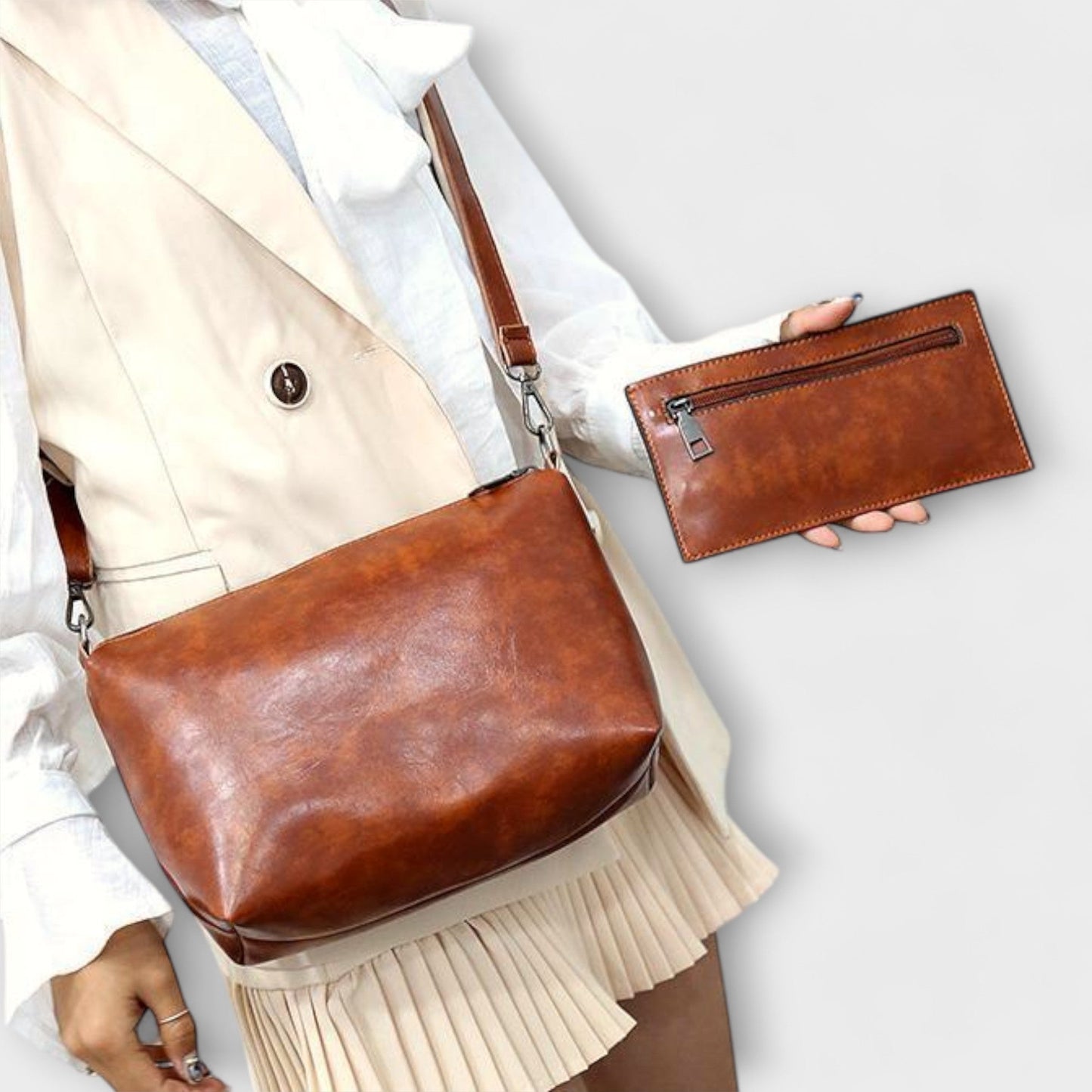 Lora - 4-Piece Vintage Bag Set