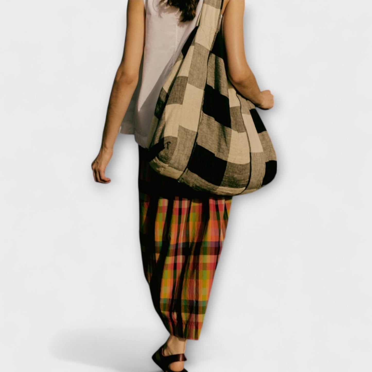 Emilia - Striped Pleated Skirt in Multiple Colors