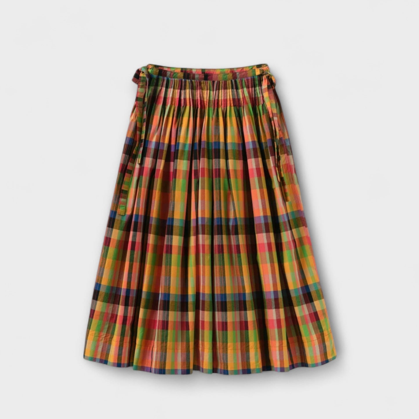Emilia - Striped Pleated Skirt in Multiple Colors