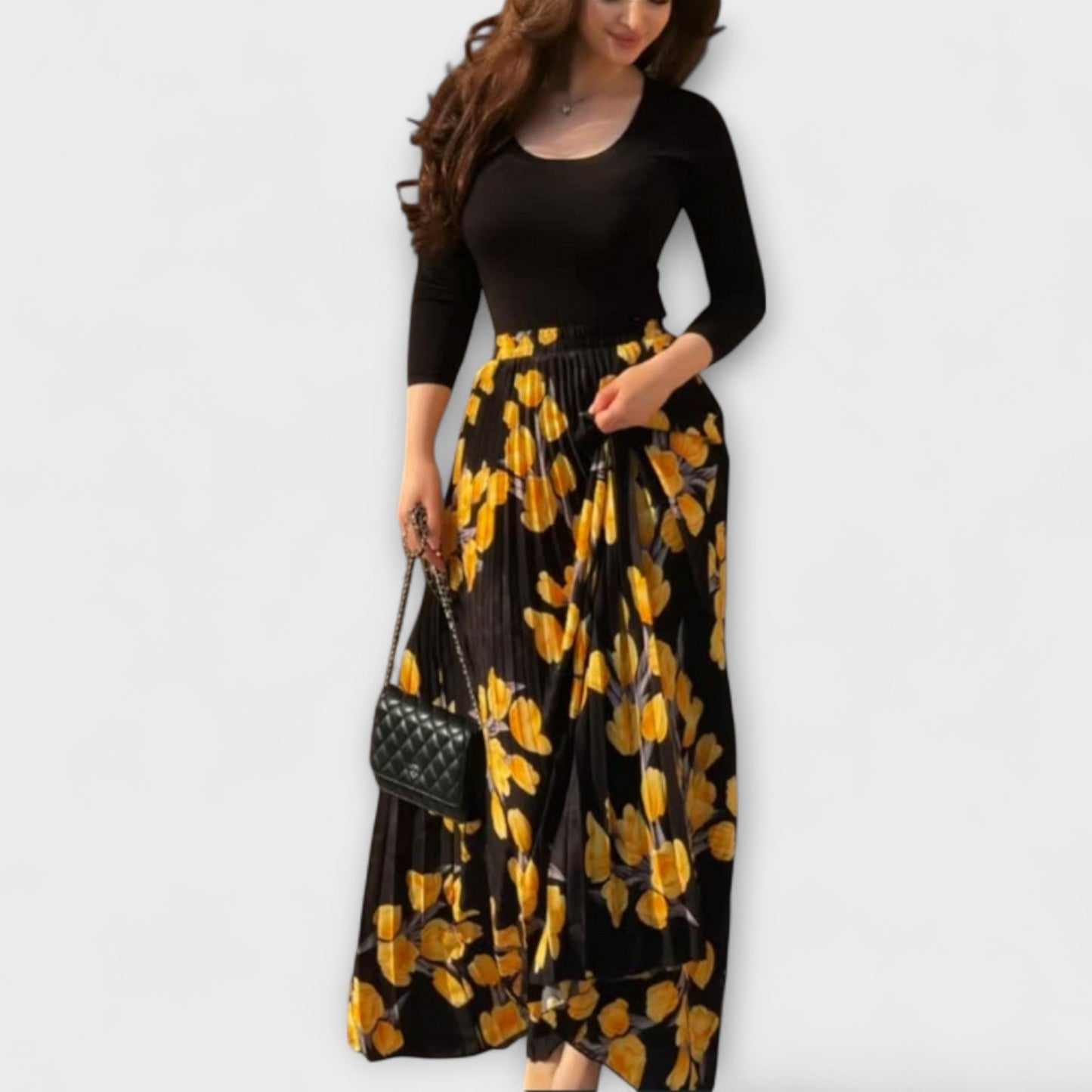 Violette - Pleated Skirt and Top Set