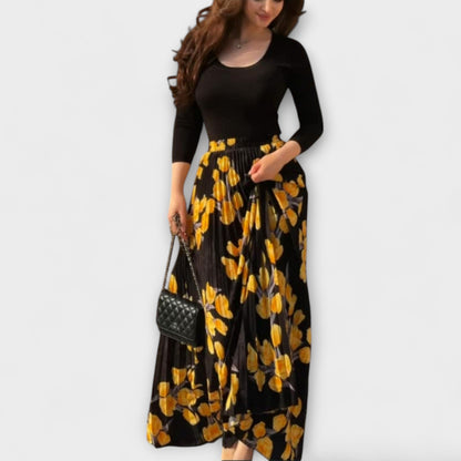 Violette - Pleated Skirt and Top Set
