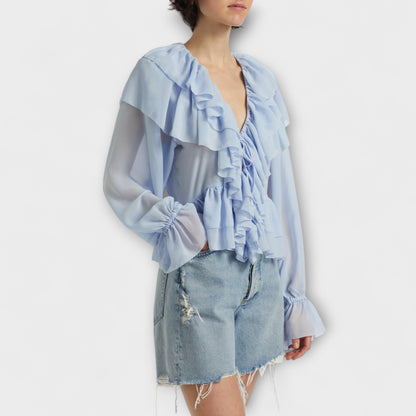 Martha - Soraya Ruffle Shirt