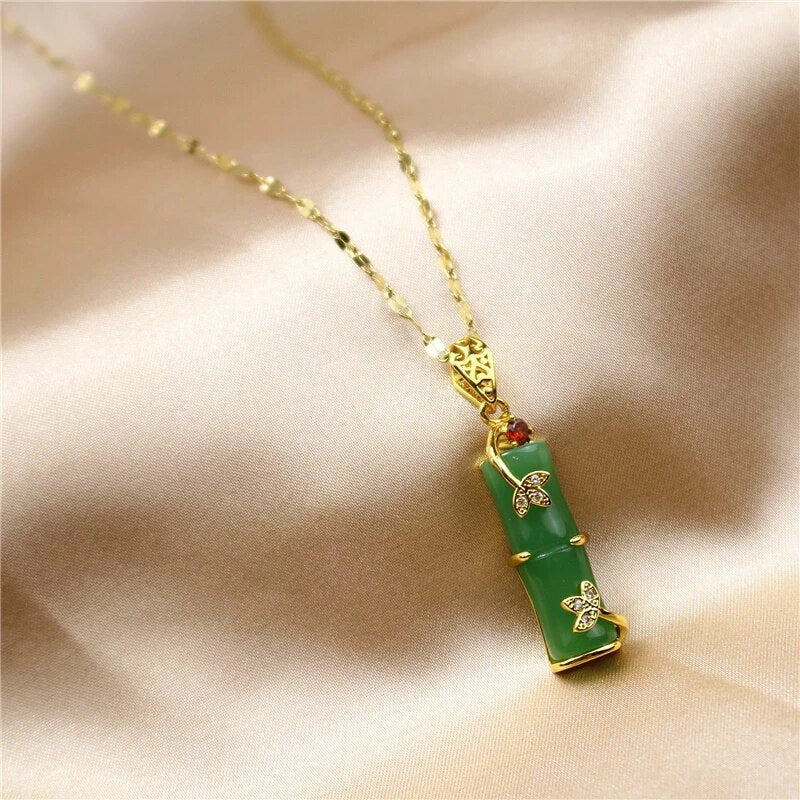 Jade Pendant Necklace