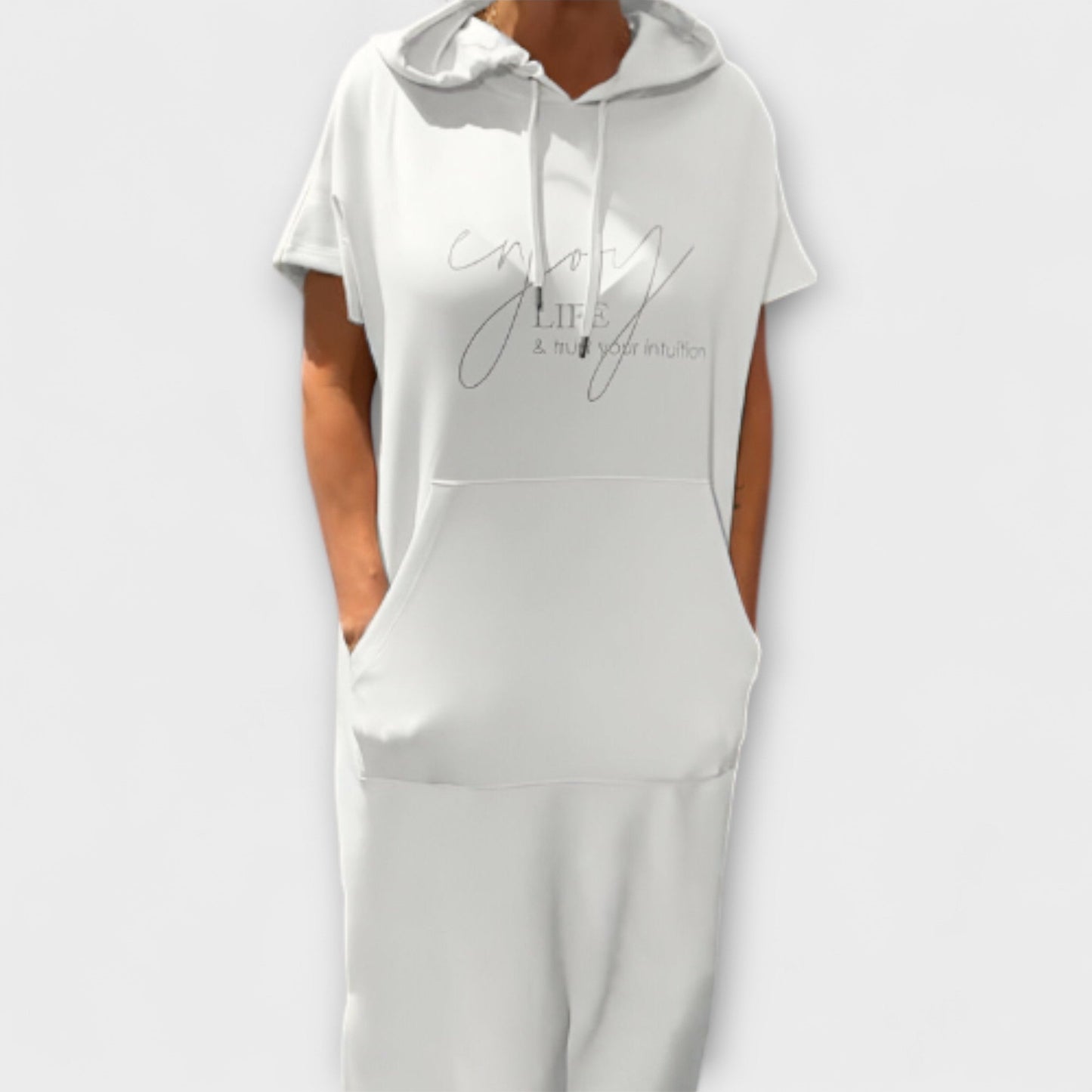 Daisy - Casual Hoodie Dress