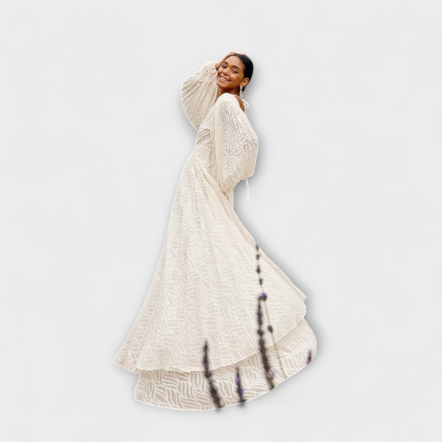 Elsa Cream Maxi Dress by Allegory