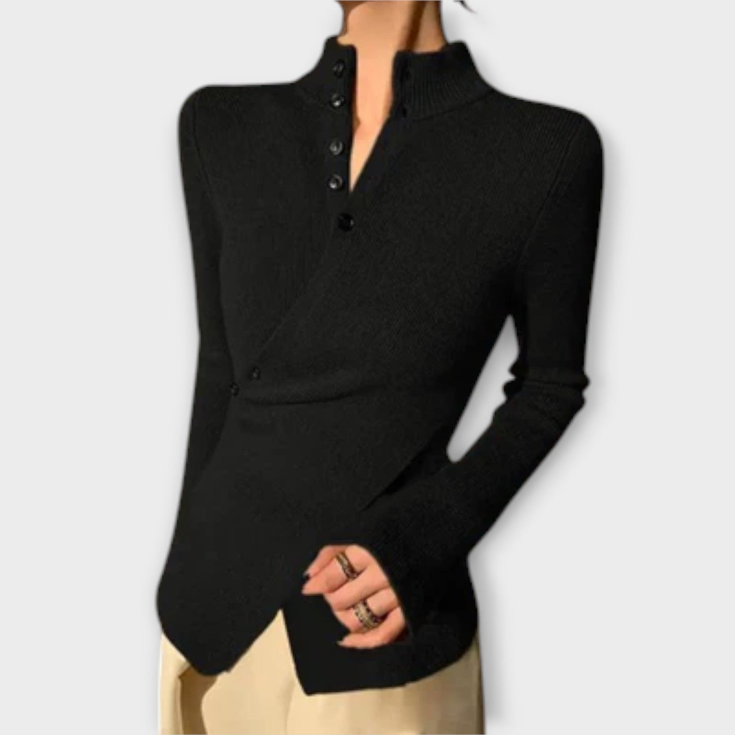 Michiko – Stylish Slim Fit Knit Sweater