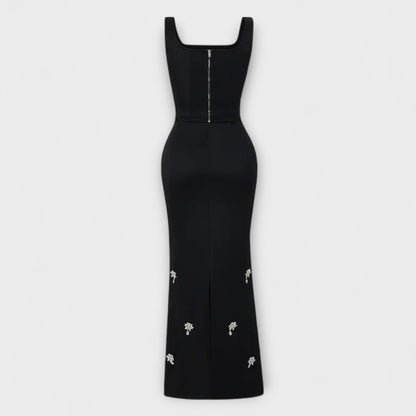 Avalon - Black Pearl Zipper Top and Skirt Set