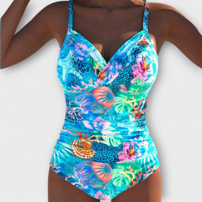 Maisie – Nautical Cut-Out Swimsuit