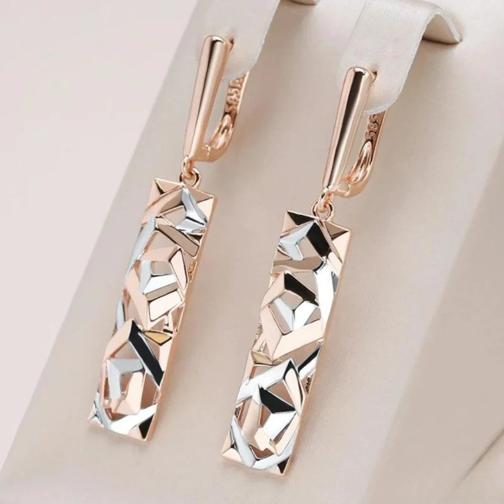 Chic Rectangular Earrings