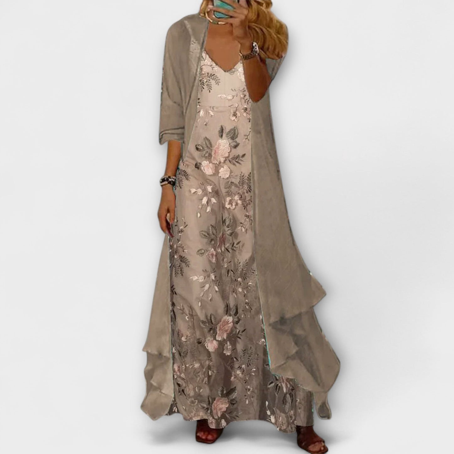Mara - Maxi Dress and Jacket Set (2-Piece)