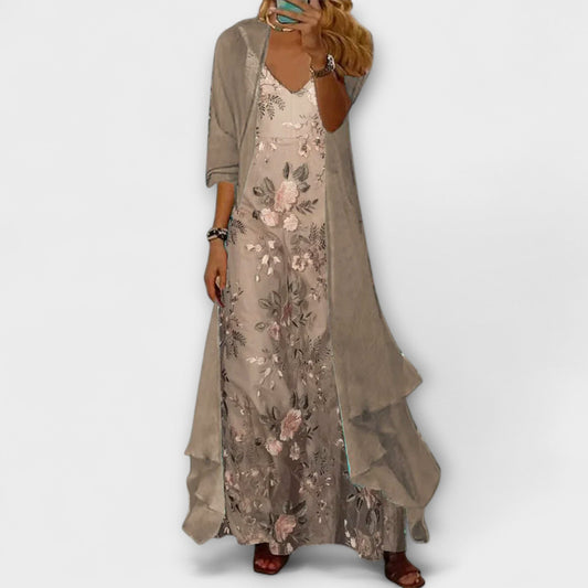 Mara - Maxi Dress and Jacket Set (2-Piece)