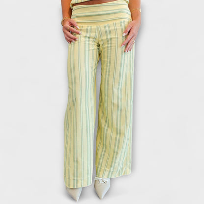 Anastasia - Classic Striped Pants Set