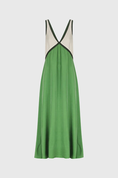 Summer Boho Dress with V-Neck