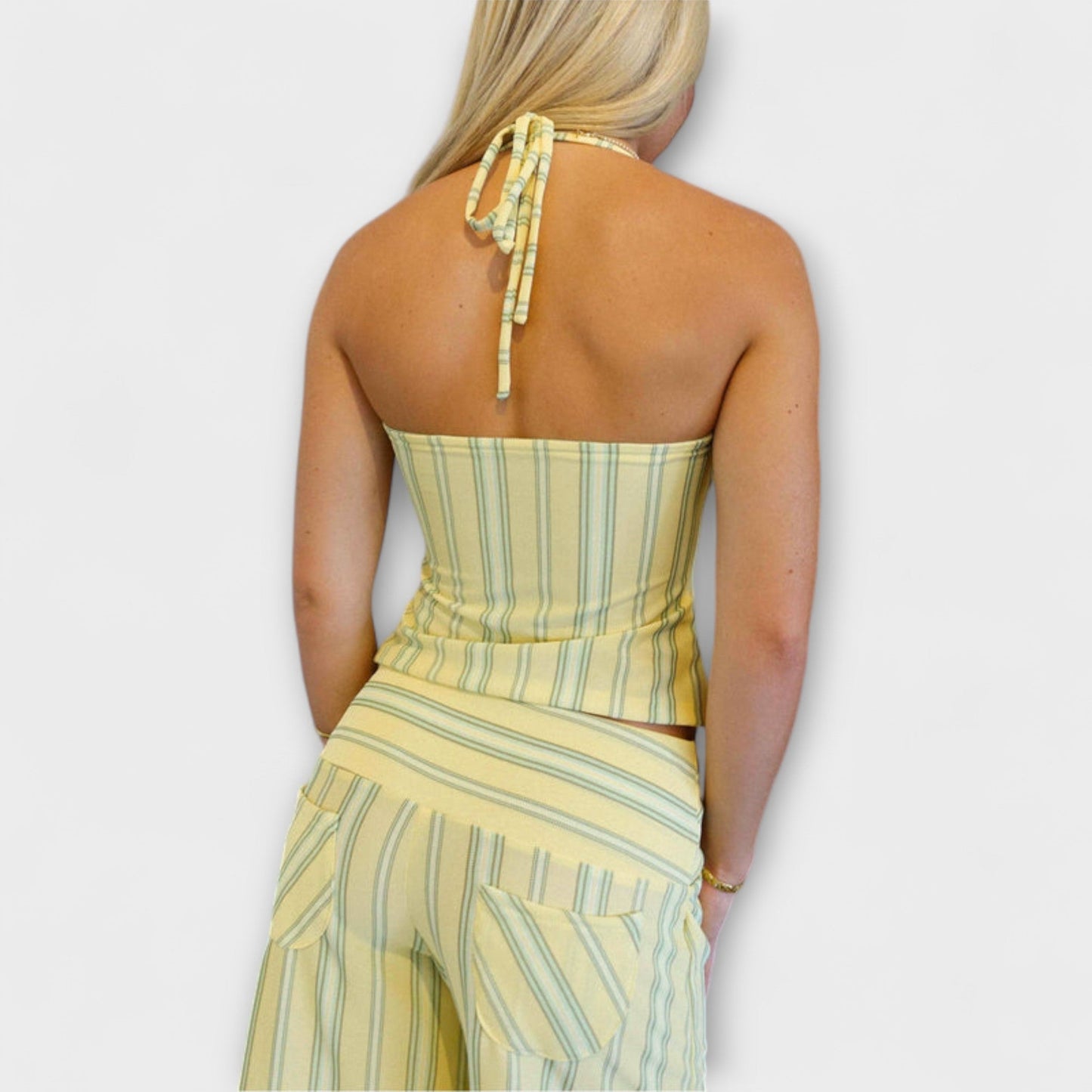 Anastasia - Classic Striped Pants Set