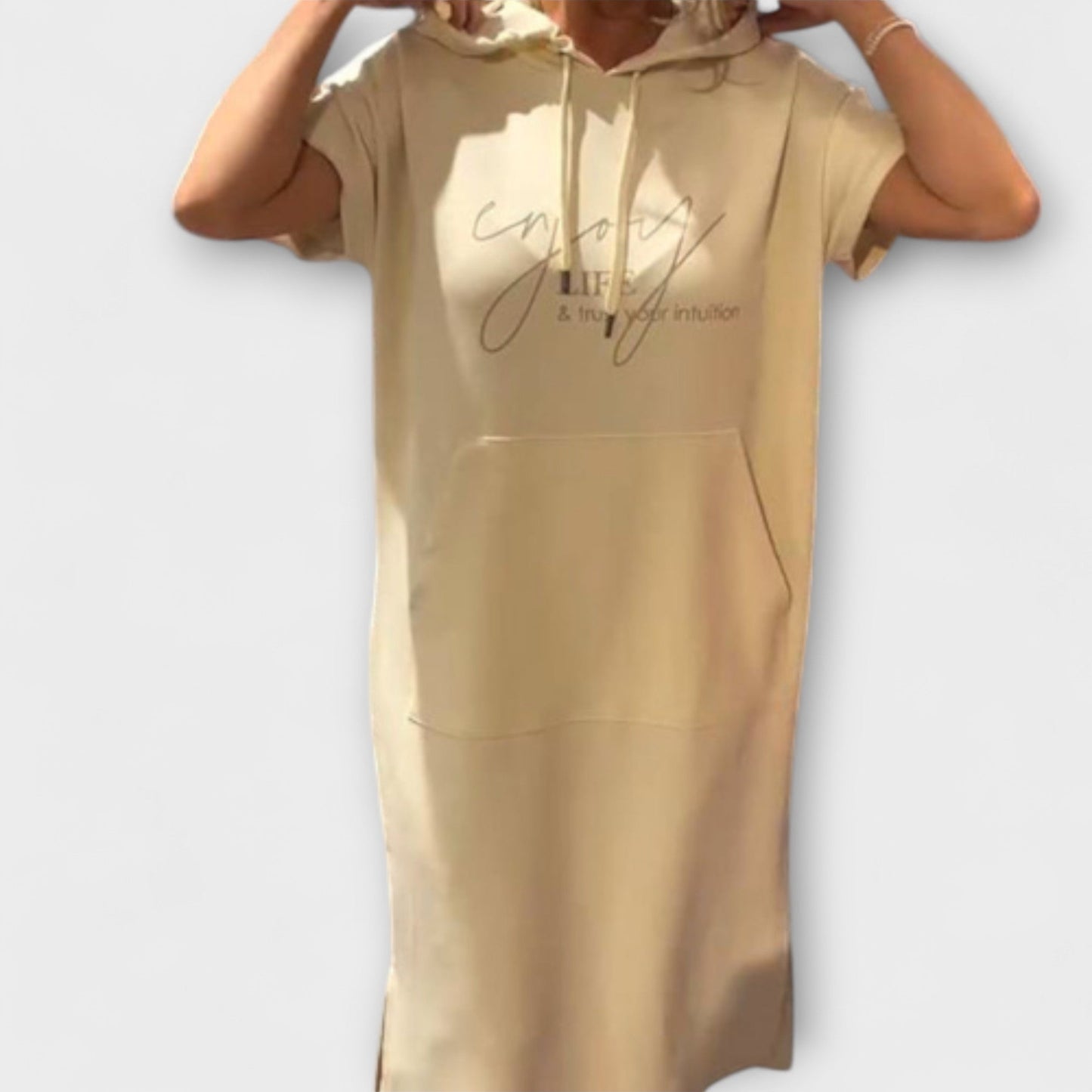 Daisy - Casual Hoodie Dress