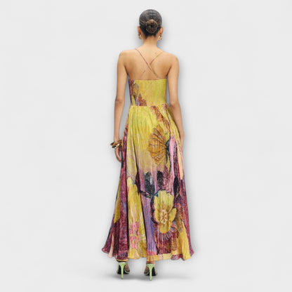 Kiara - Maxi Dress with Bold Ikat Print