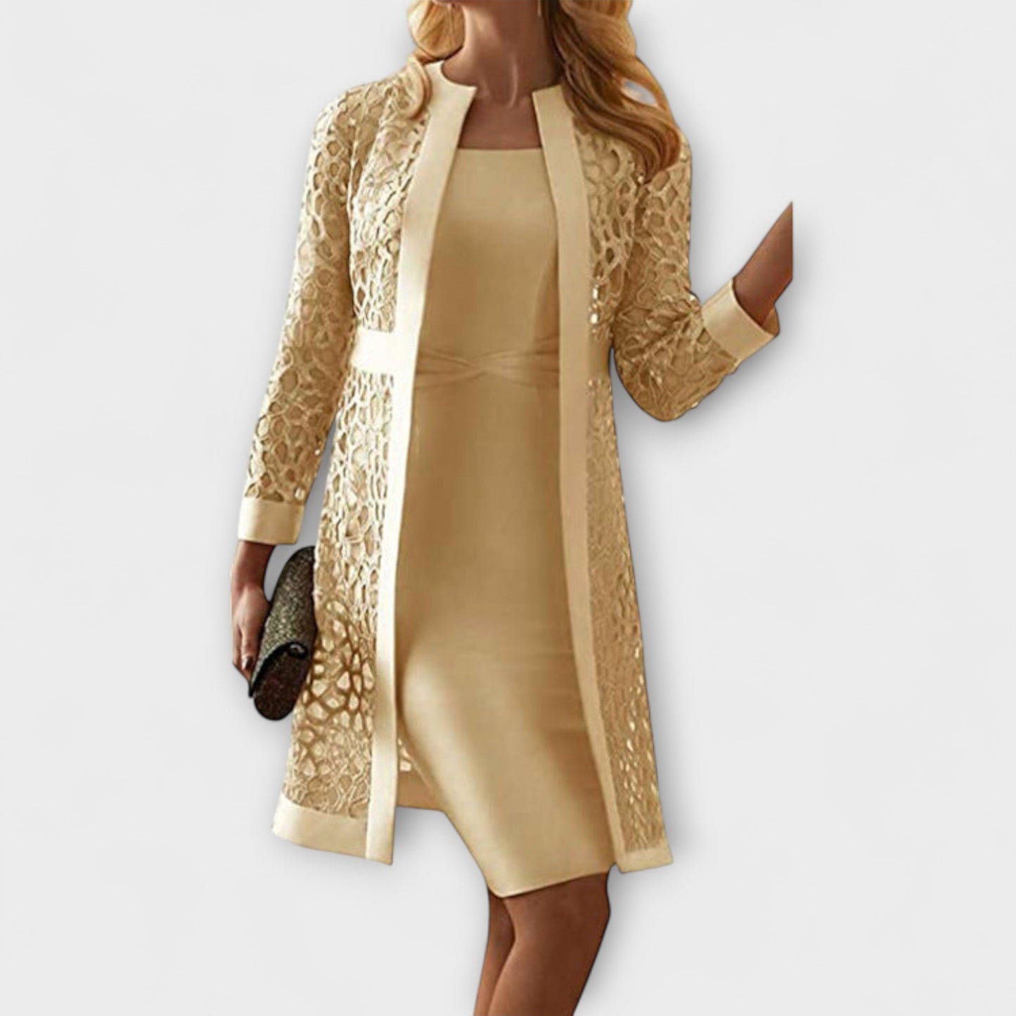 Runa - Stylish Two-Piece Lace Dress