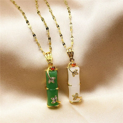 Jade Pendant Necklace