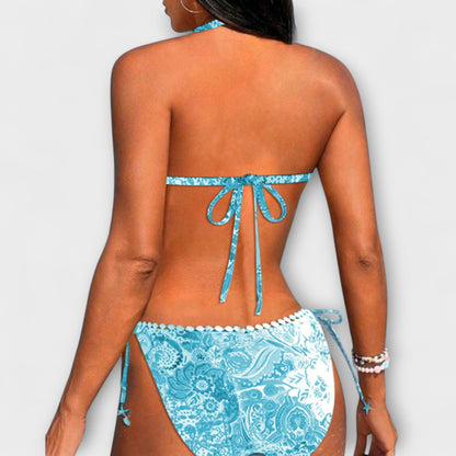 Valerie - Playful Lace Bikini with Collar
