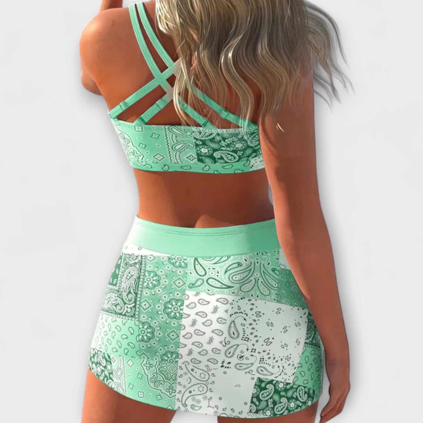 Pauline - Rock Bikini with Bow Detail
