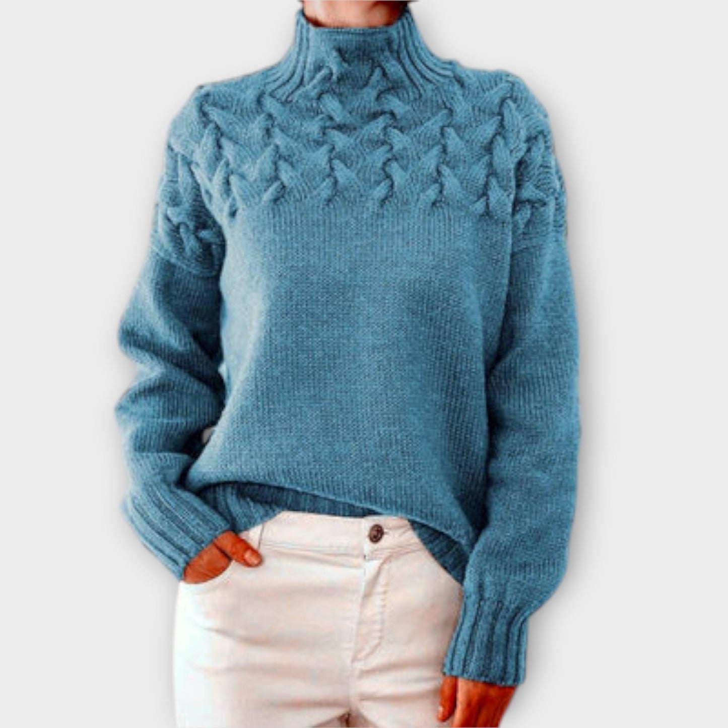 Eva - Women's Cable Knit Sweater