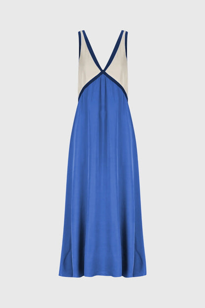 Summer Boho Dress with V-Neck
