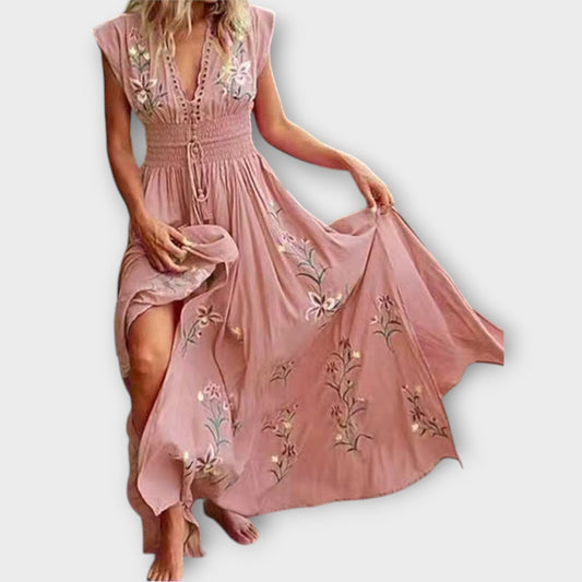 Felizia – Boho Dress with Captivating Embroidery