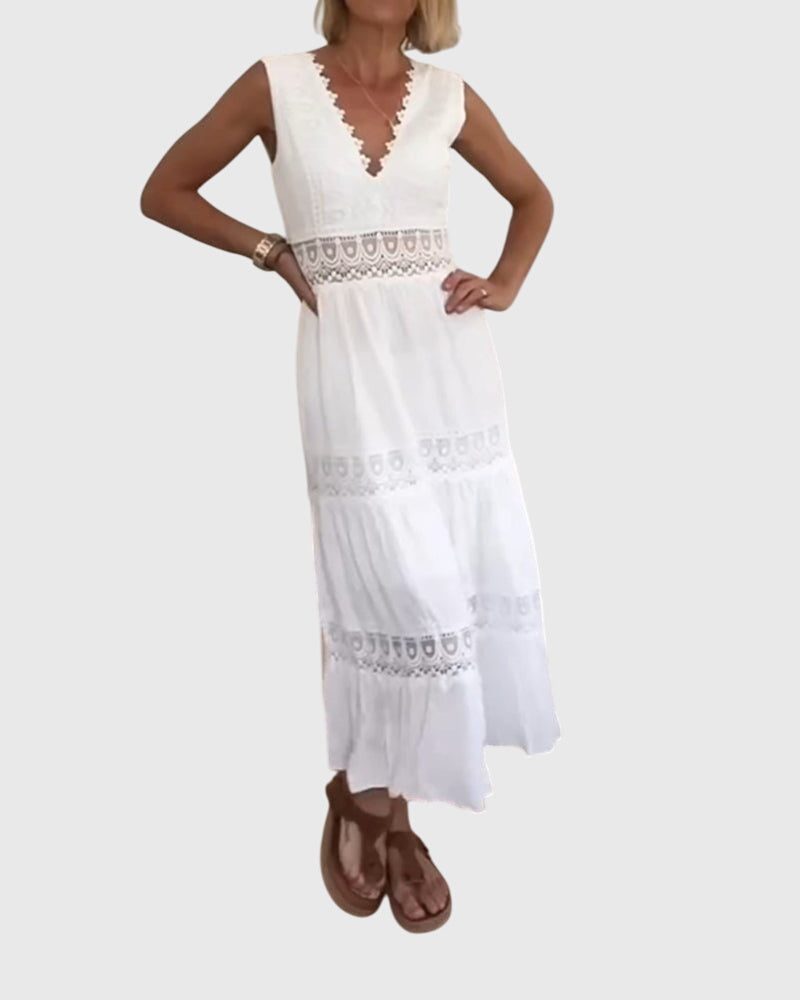 Lace Dresses with V-Neckline (Almost Sold Out)