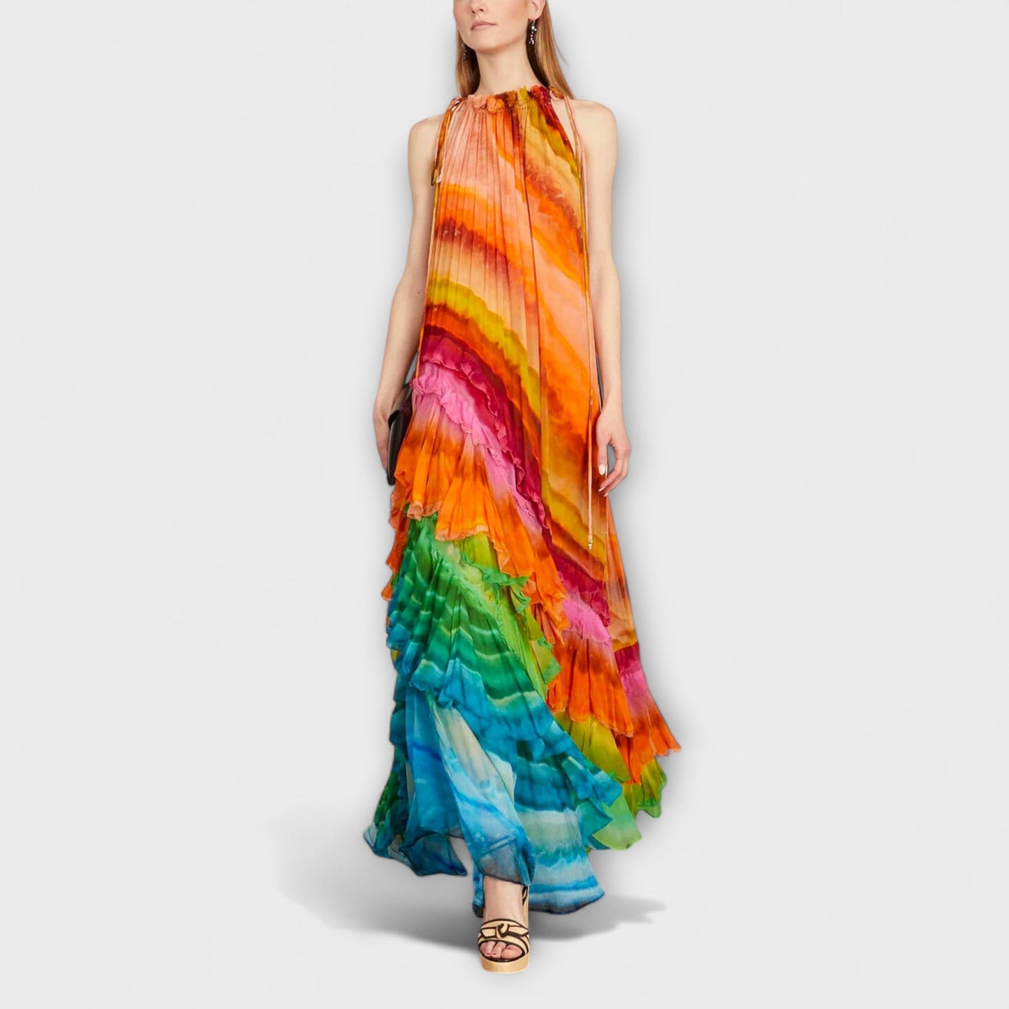 Iris Ruffle Dress