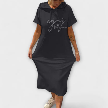 Daisy - Casual Hoodie Dress