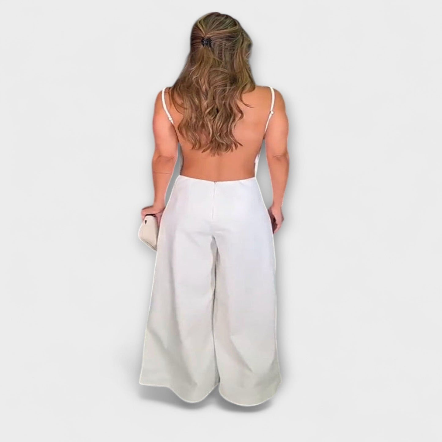 Ylva - Shimmering Halter Jumpsuit