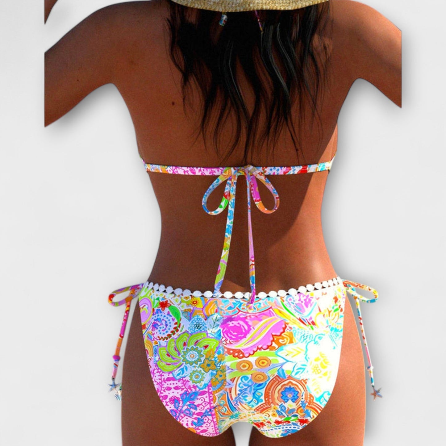 Valerie - Playful Lace Bikini with Collar