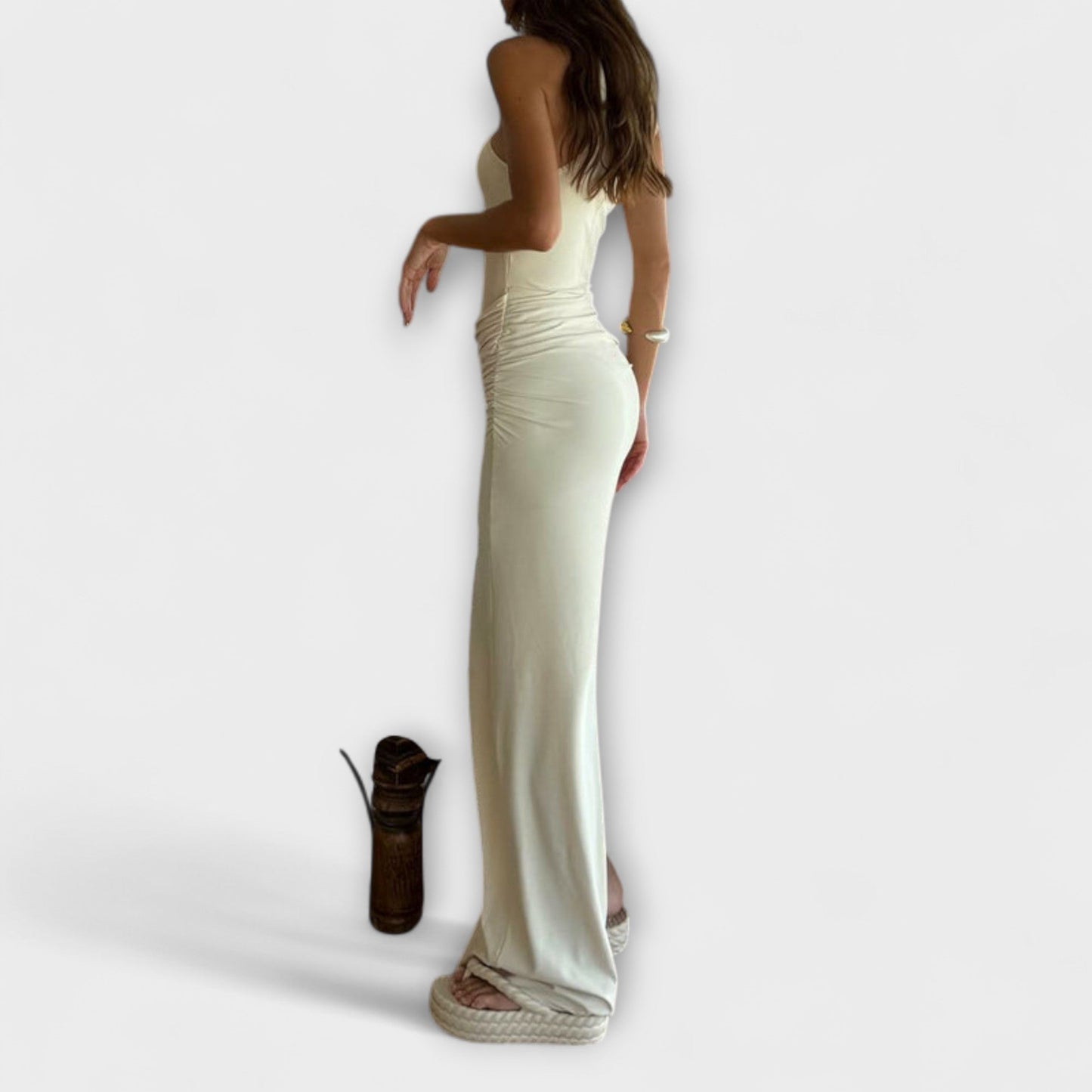 Minna - Alluring Sleeveless Cut-Out Dress