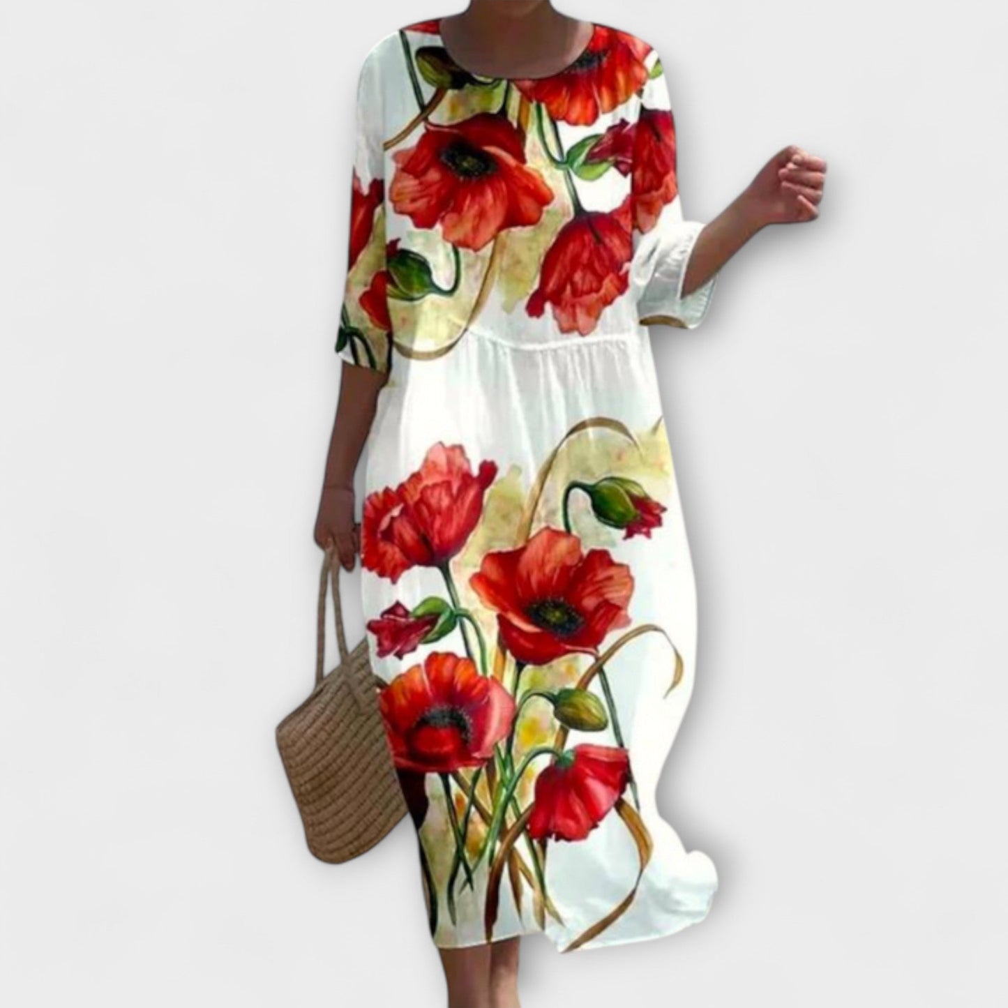 Miranda - Chic Floral Maxi Dress