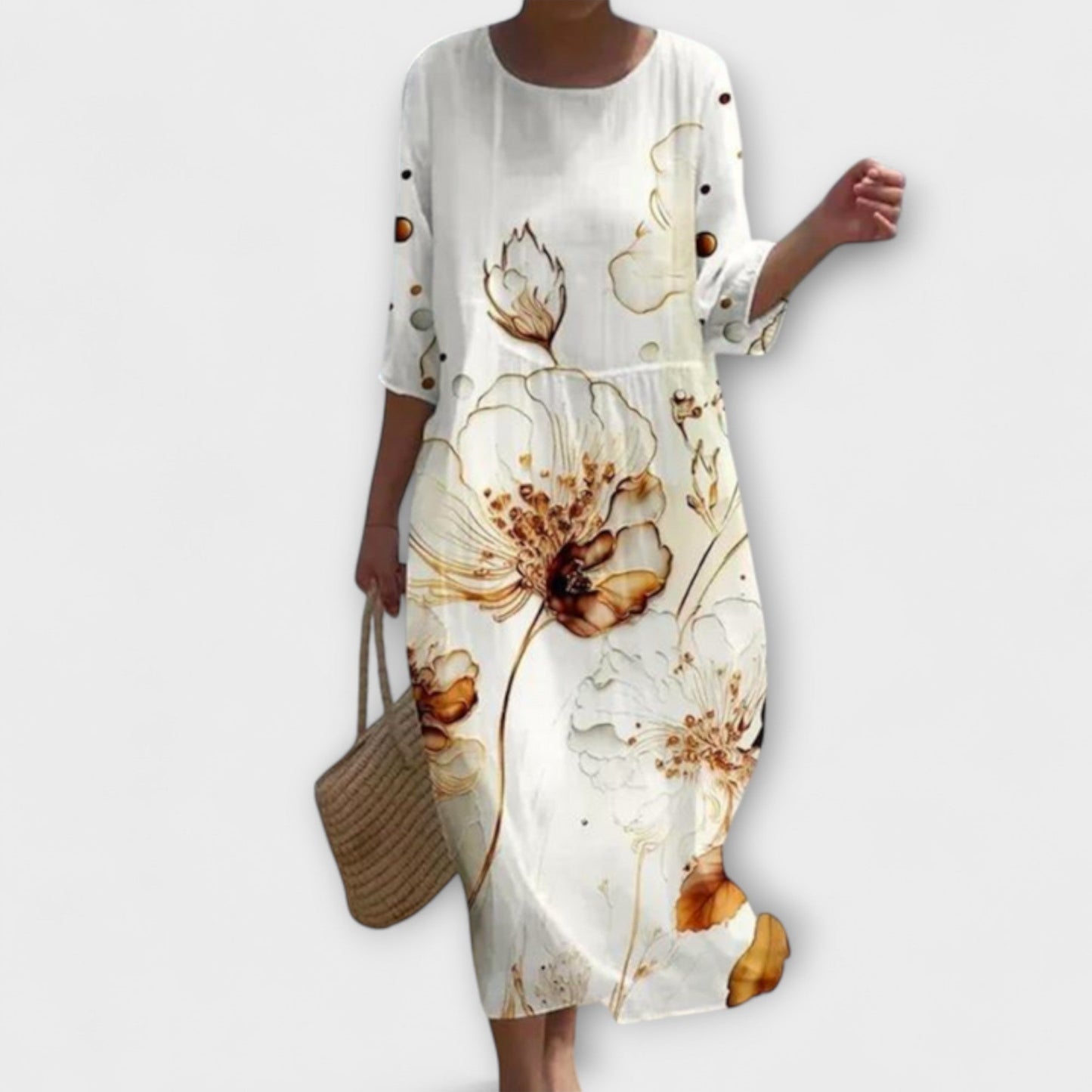 Miranda - Chic Floral Maxi Dress