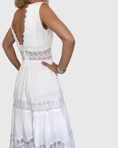 Lace Dresses with V-Neckline (Almost Sold Out)
