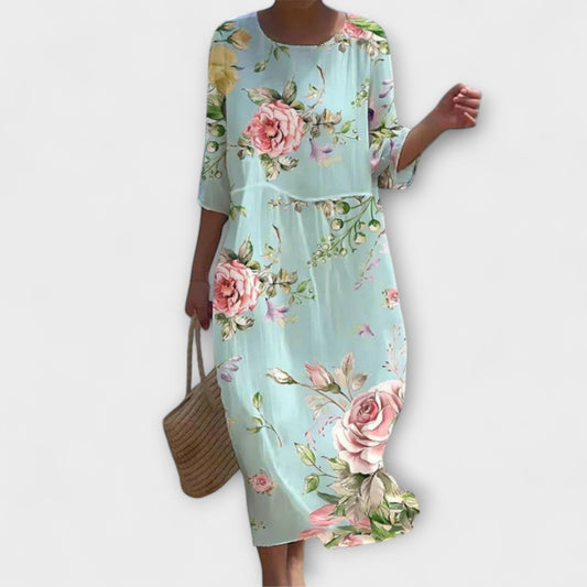 Miranda - Chic Floral Maxi Dress