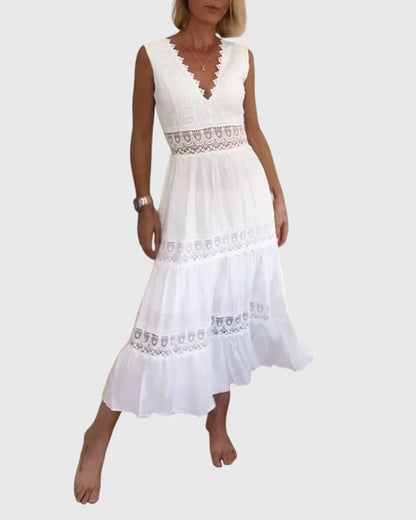 Lace Dresses with V-Neckline (Almost Sold Out)