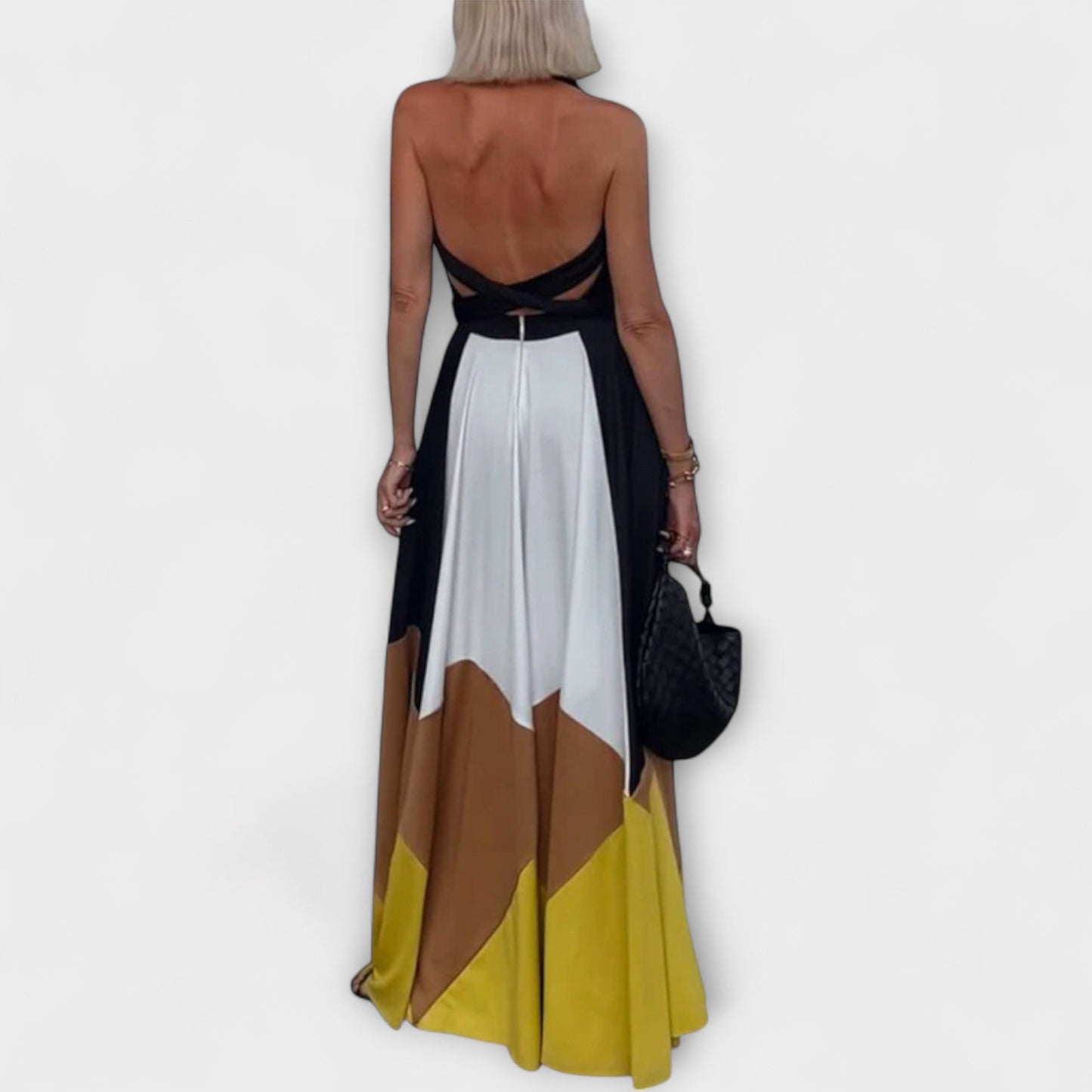 Nava - Open Back Long Dress