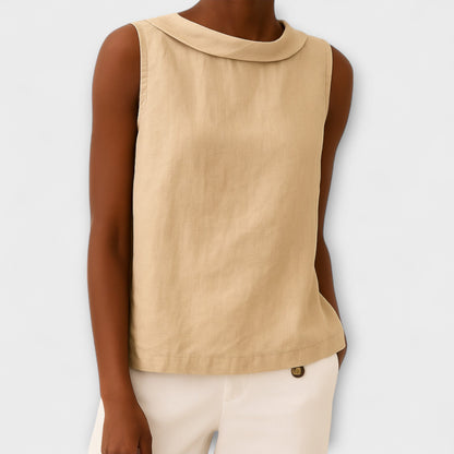 Brianna - Stylish Sleeveless Top
