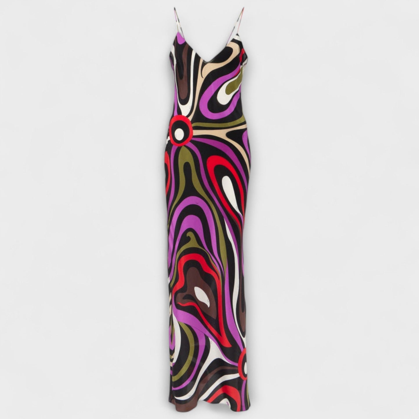 Daphne - Marble Print Maxi Dress