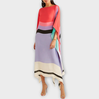 Elenora - Geometric Kaftan with Locker Cut
