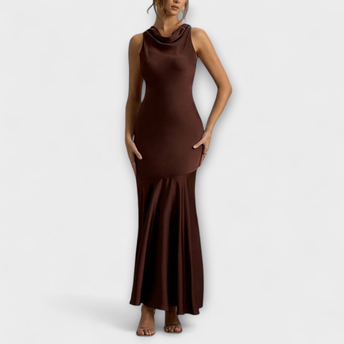 Lennon - Elegant Satin Maxi Dress