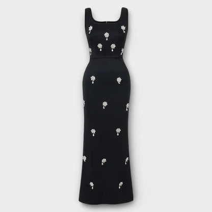 Avalon - Black Pearl Zipper Top and Skirt Set