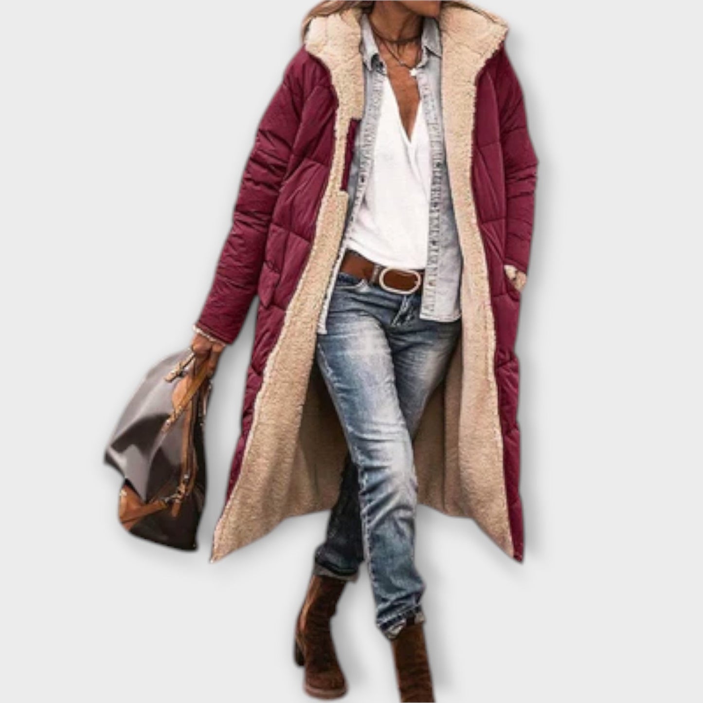 Kora - Comfortable Fur-Lined Coat