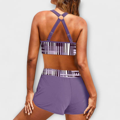 Janelle - Ribbed High-Waisted Bikini Bottom